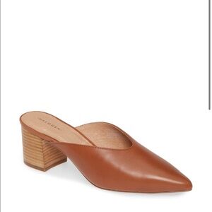 Halogen Tori Mules in Chesnut